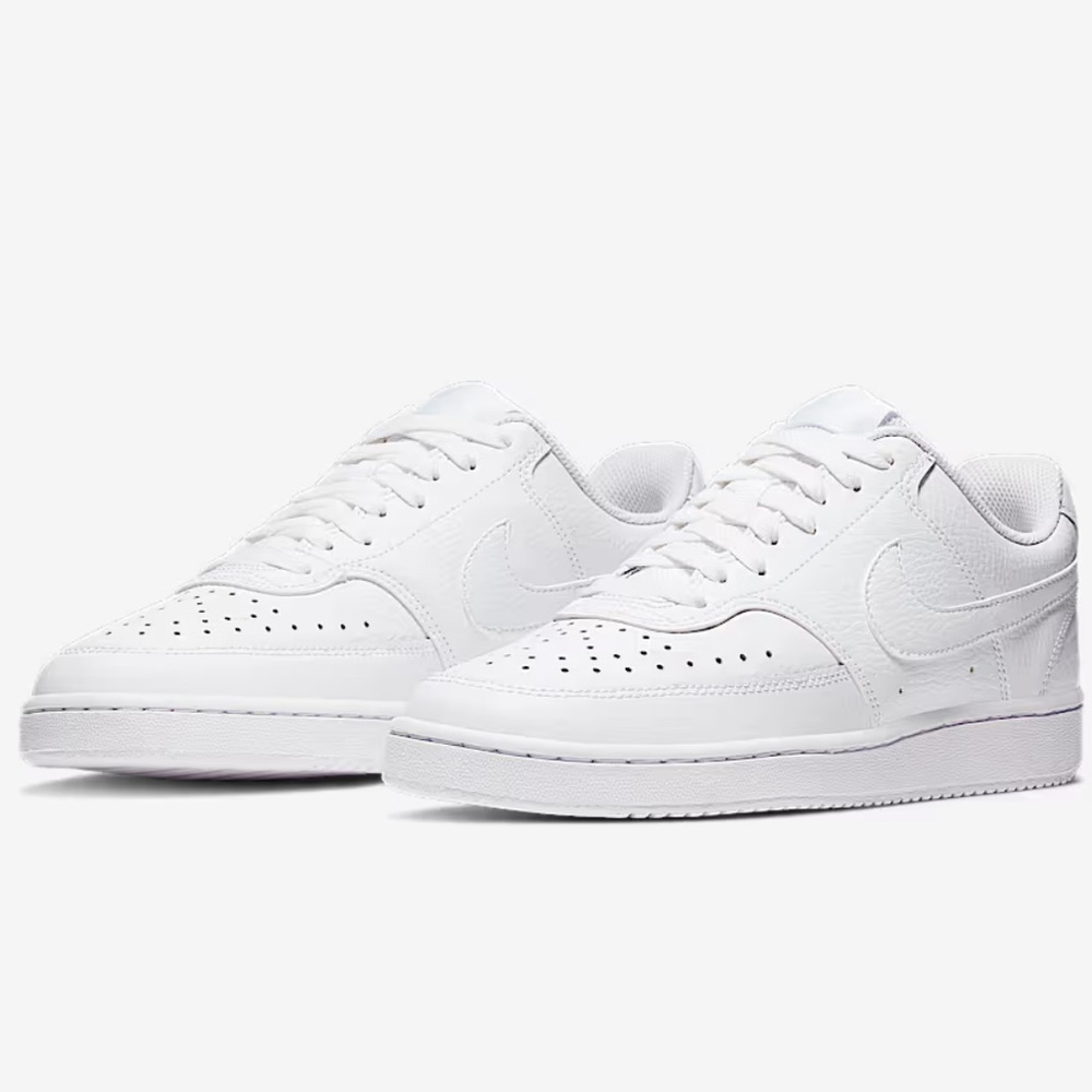 NWOT White Nike Women's Court Vision Alta Low Sneakers Size 11 - Picture 1 of 6
